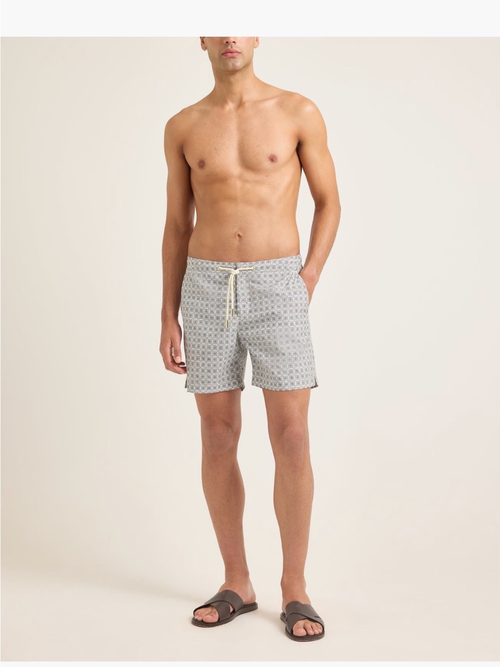Orlebar Brown Bulldog Drawcord
Tailored-Fit Swim Shorts Sz 36 NWT